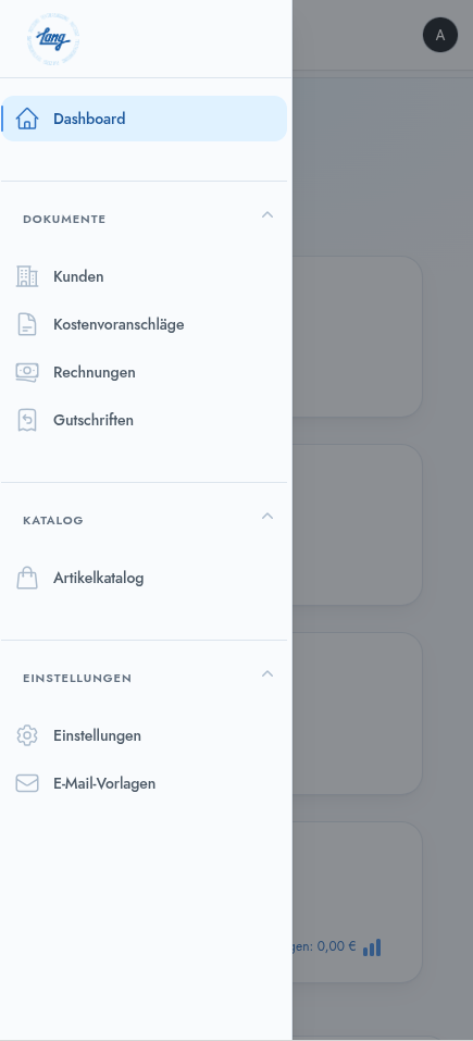 Textilreinigung Lang — Screenshots